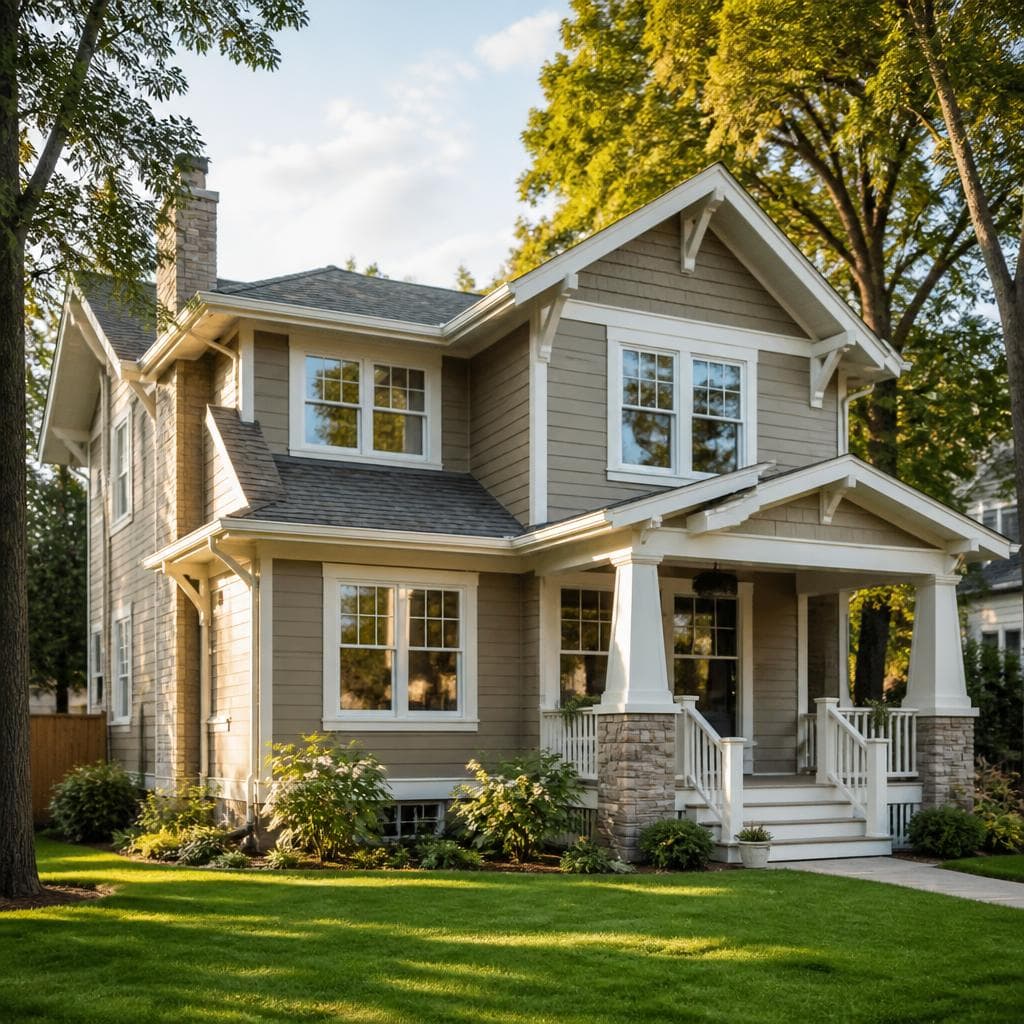 Exterior paint prep checklist on a Minnesota home
